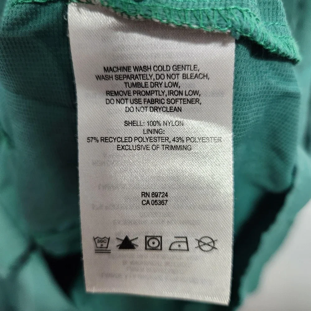 Columbia Shirt Mens ‎ Green Long Sleeve Nylon Outdoor Vented Hiking Pockets
